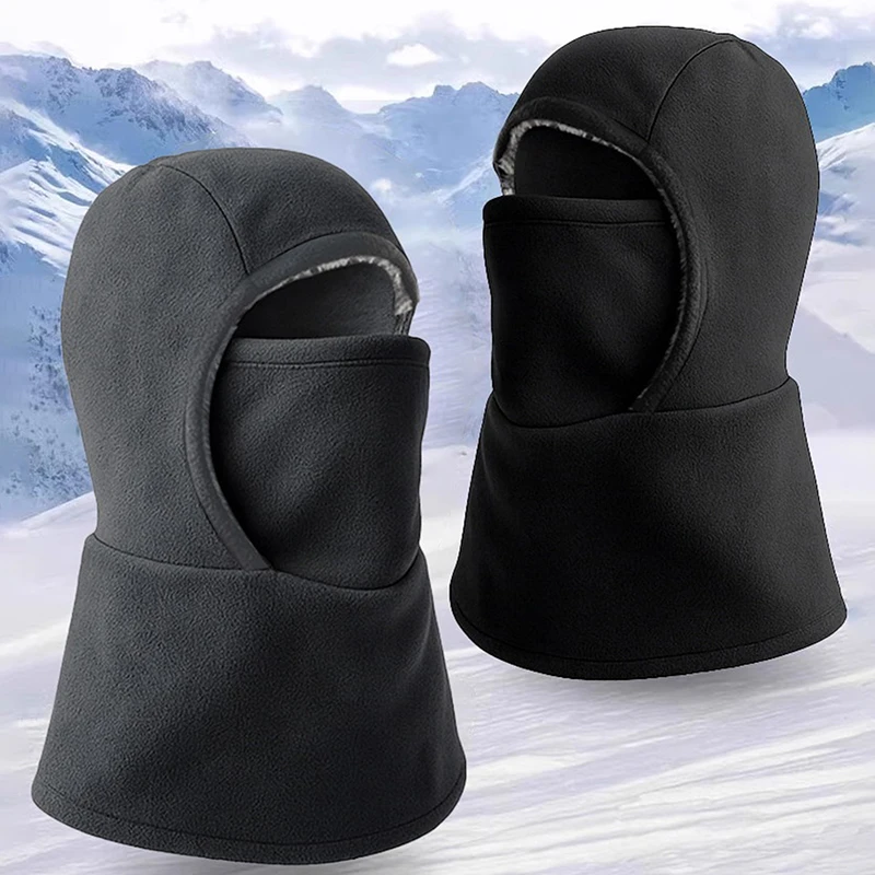 

(JYA2)Winter Windproof Face Mask Hat, Including Neck Warmth And Ear Protection, Thick Cycling, Running, Skiing, Fishing Hat