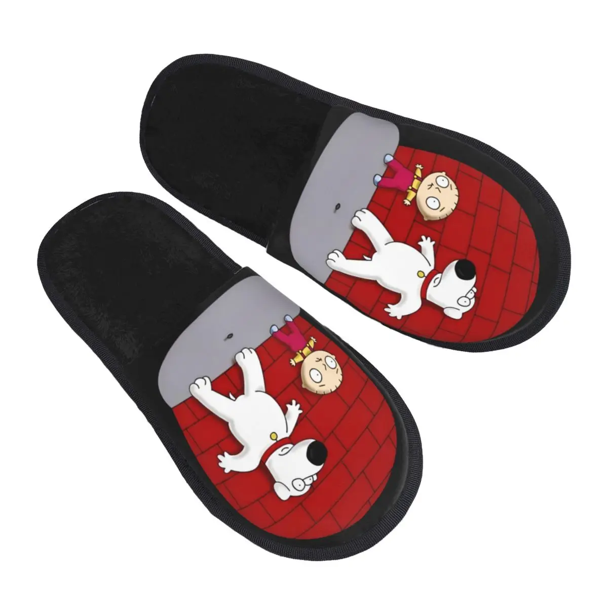 Custom Families Comfy Scuff With Memory Foam Slippers Women Stewie Hotel House Shoes