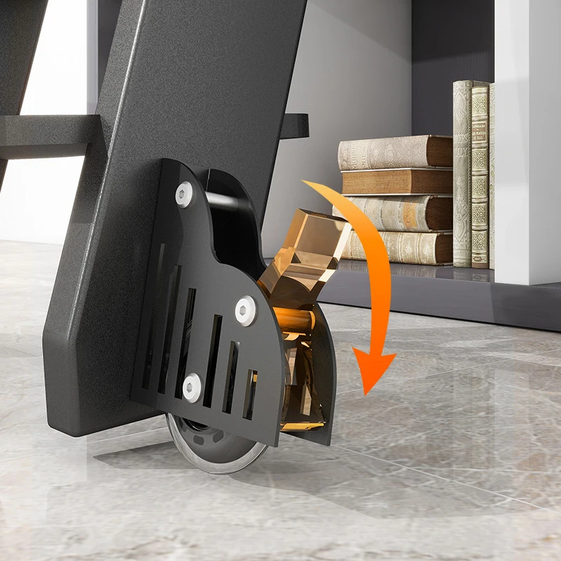 Kit hardware per scaletta per biblioteca con ruote Scaletta scorrevole per libreria Hardware per biblioteca e scala per libreria