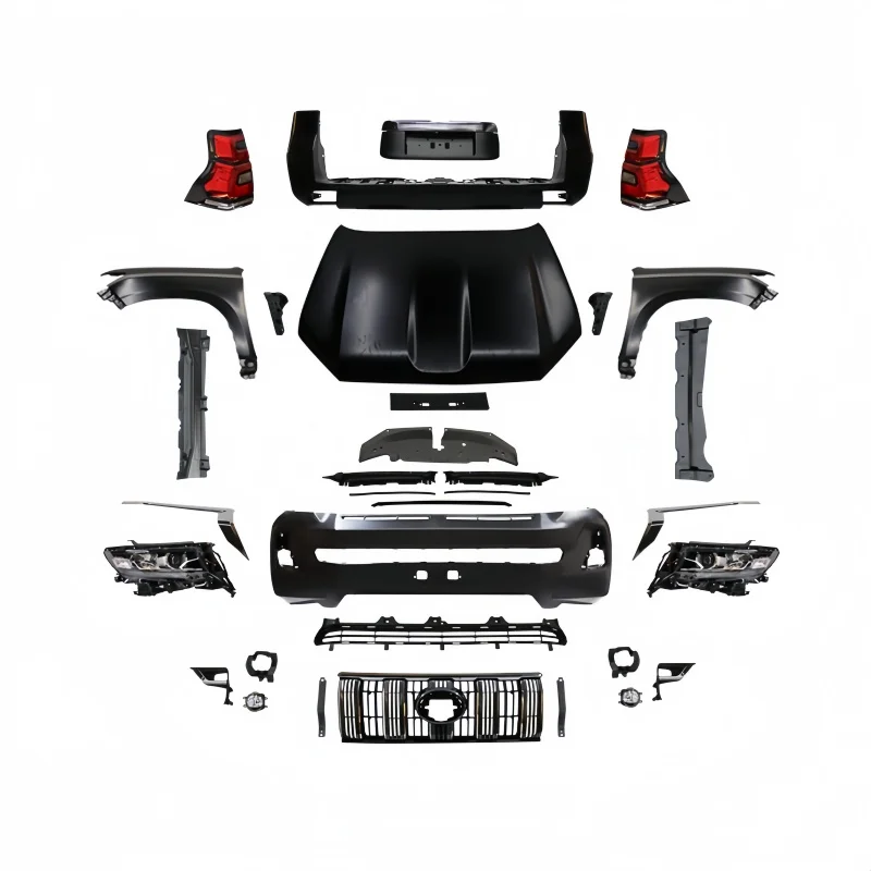 

Suitable for Prado Dedicated Modification Large Body Kit Front Apron Side Guard Luggage Rack Tail Wing Headlights