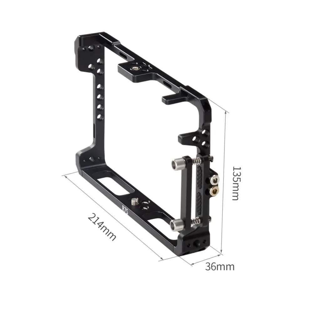 Nitze Cage  for Desview R7S 7inch Monitor with PE14 HDMI Cable Clamp and LS7-A Sunhood