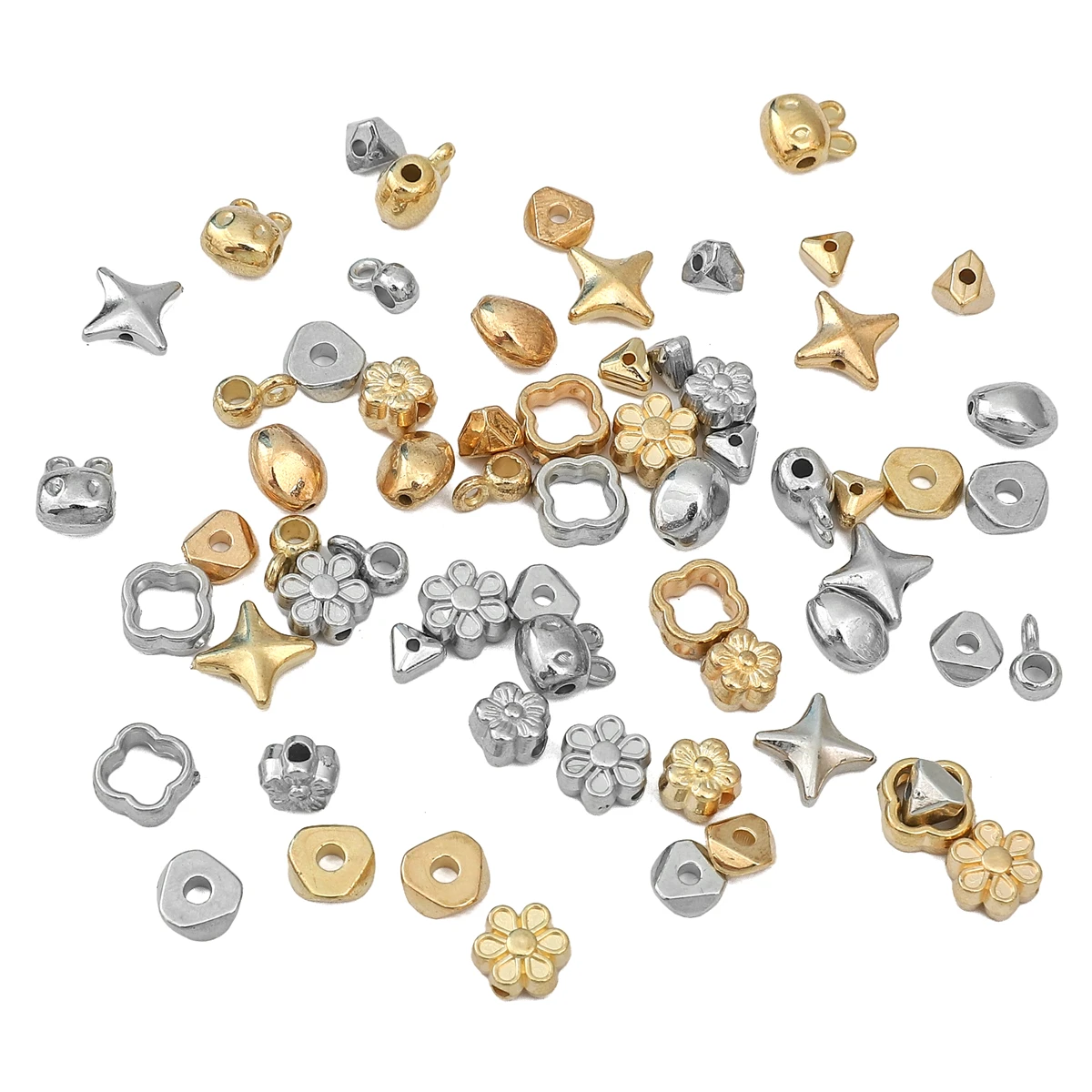 20-50pcs Plastic CCB Beads Unique Loose Beads Handmade DIY Jewelry Bracelets Earrings Accessories Materials