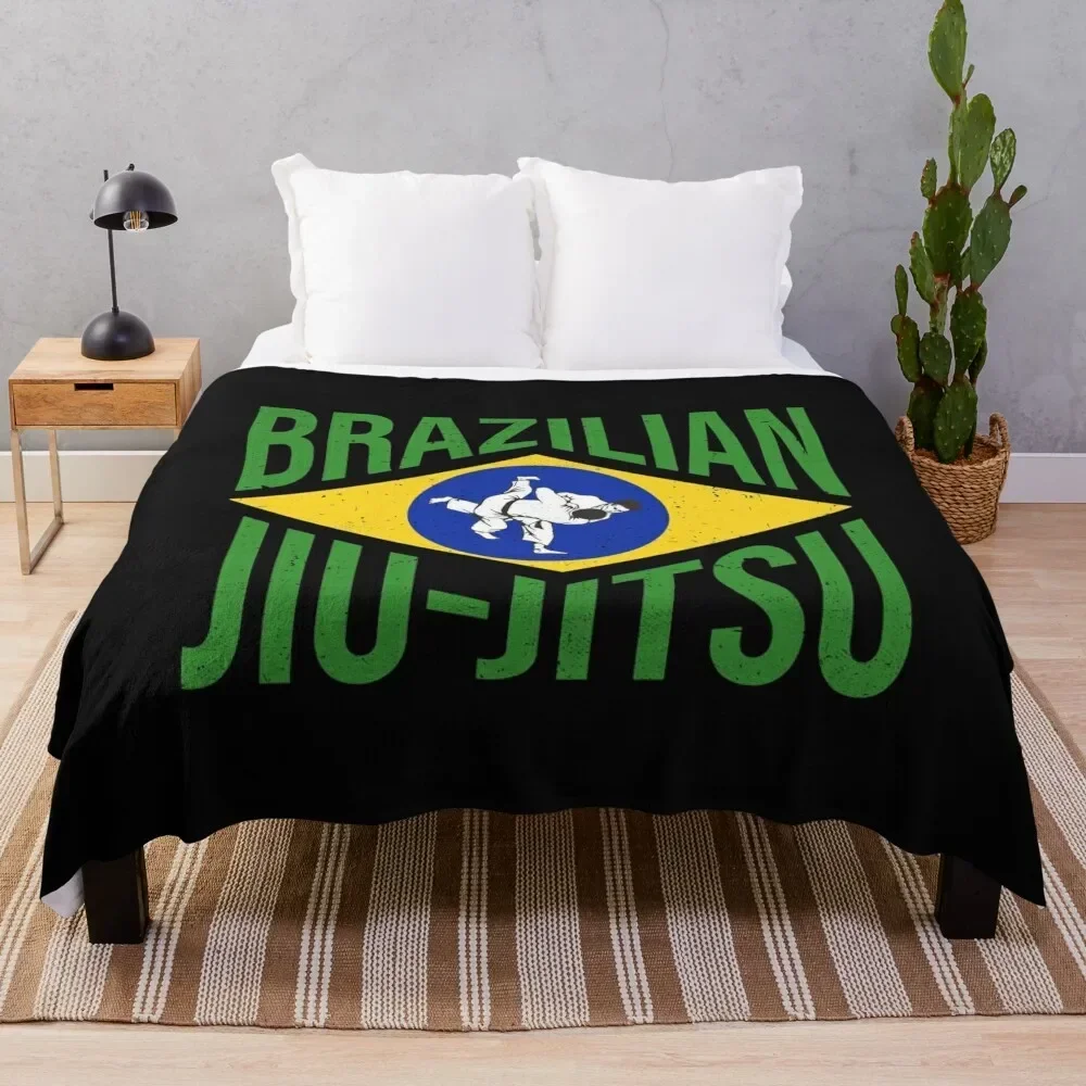 

Brazilian Jiu-Jitsu BJJ - gift for martial arts lovers Throw Blanket Blankets For Bed blankets and throws Blankets