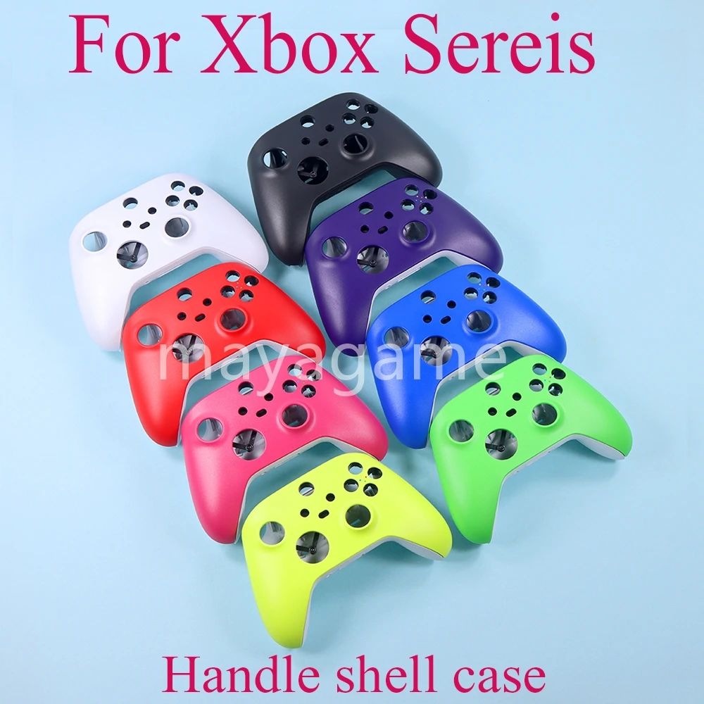 6sets For Xbox Series X S Controller Full Housing Shell Faceplate Buttom Case Rear Handle Grips Buttons
