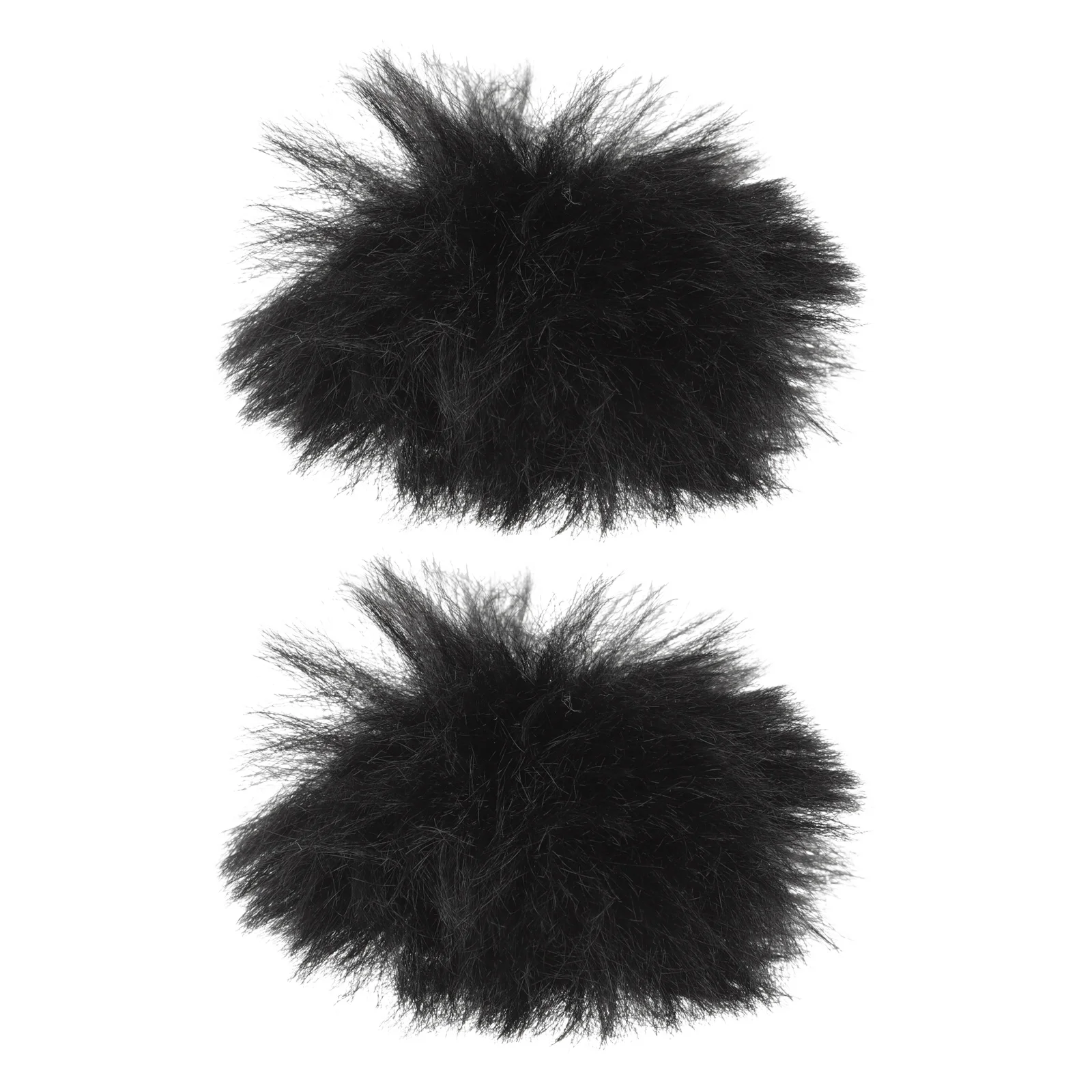 

2Pcs Universal Mic Covers Thickened for Wireless Lapel Microphone Recording Studio Stage Office Accessories