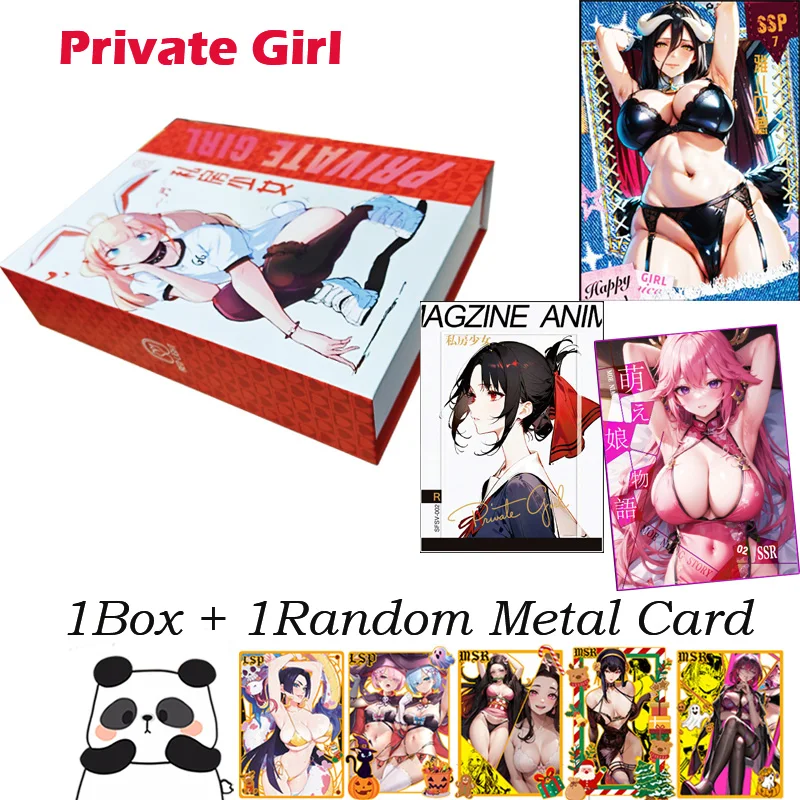 Newest Waifu Goddess Collection Card PRIVATE GIRL Hobby Game Card Waifu Box Doujin Booster Box Spicy Art Card Toy Gifts