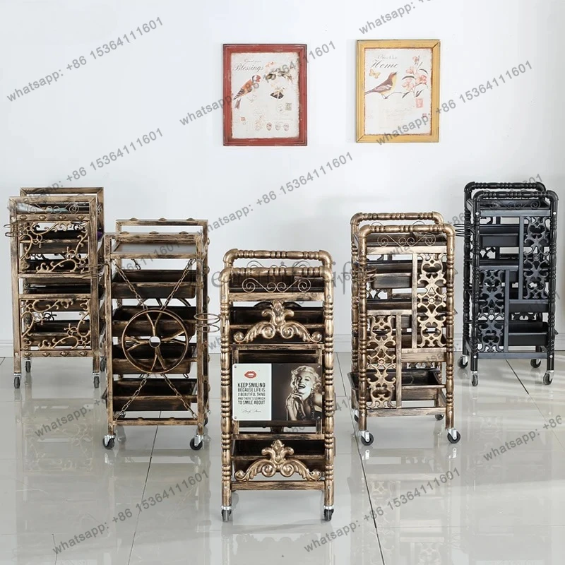 trolley beauty salon barber rack barber shop perm and dye trolley tool cabinet