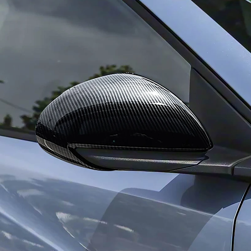 

Carbon Fiber Color Rearview Mirror Decoration Cover Trim For BYD Seagull‌ 2023 Car Styling Exterior Accessories