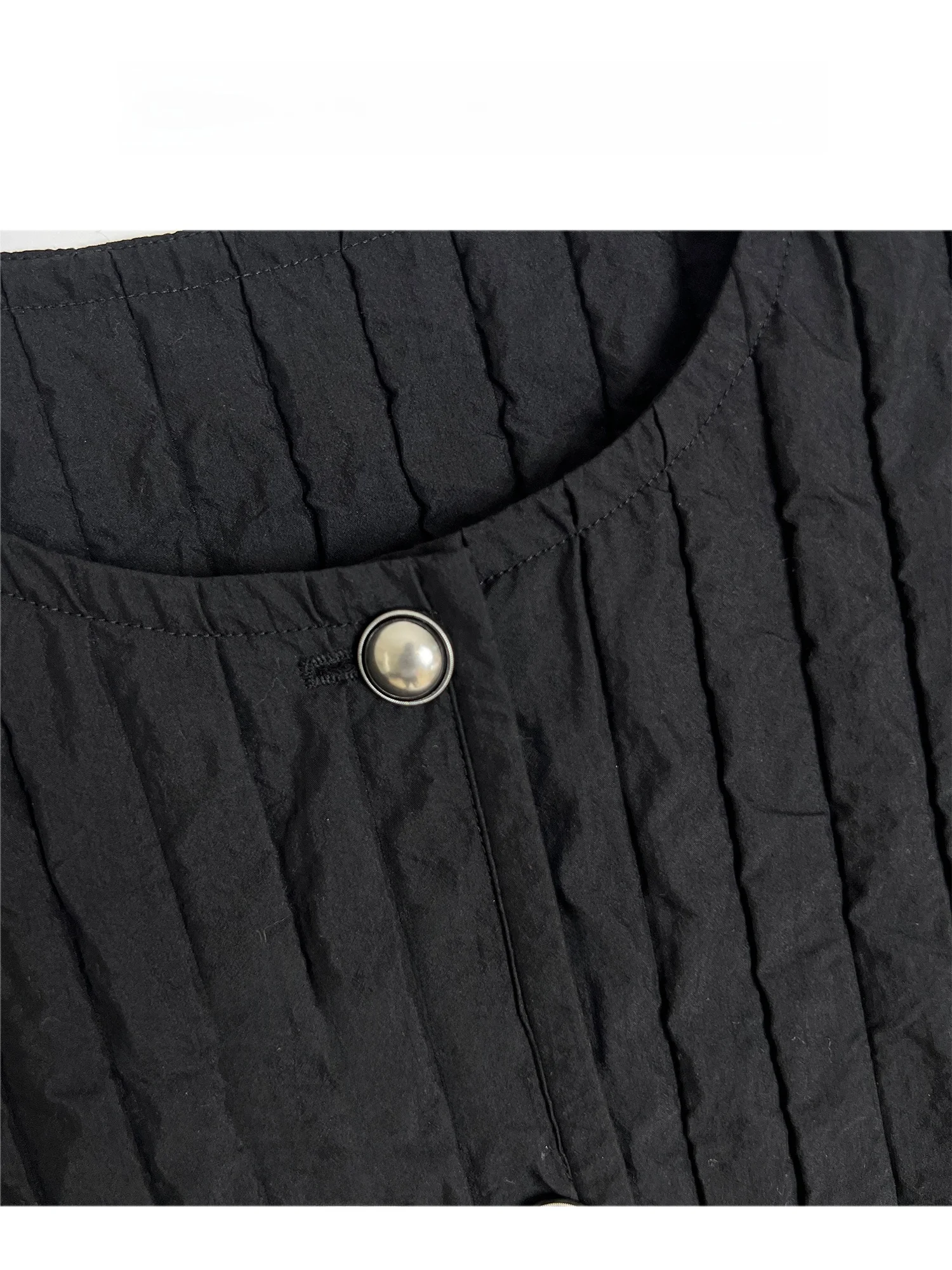 

Кардиган Zhou ort Open: Повседневный, плиссированный, с круглым вырезом, текстурированный, из полиэстера и эластана, осенний сезон