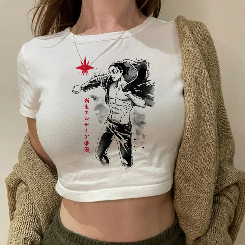 camiseta-cropped-feminina-eren-attack-on-titan-shingeki-no-kyojin-estilo-alternativo-fofa-barata-de-verao-anime-y2k-japao
