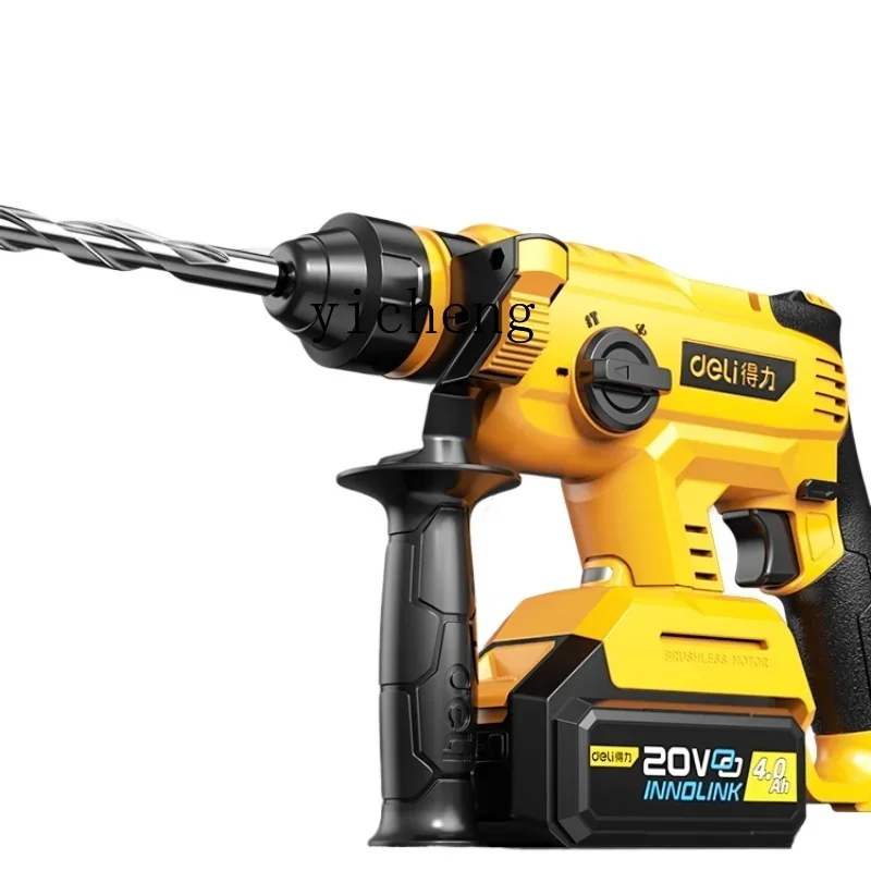 

ZK бесщеточный электрический молоток, беспроводная кирка, мощный многофункциональный инструмент для ударного бурения бетона