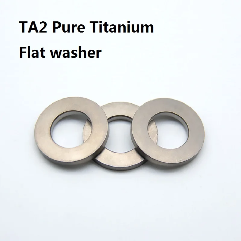 

TA2 Pure Titanium flat washer,High-strength, Corrosion-resistant fastener, Screw washer meson M2 M3 M4 M5 M6 M8 M10 M12 M14 M20