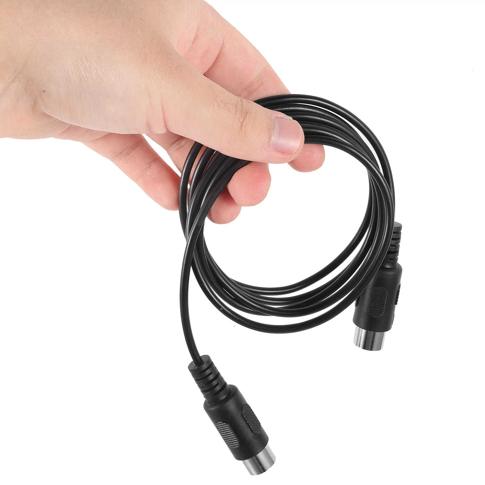 

1-Meter Connection Cable 5-Pin Din Male to Male Professional Instrument Cable for Keyboards Synthesizers Drum Machines