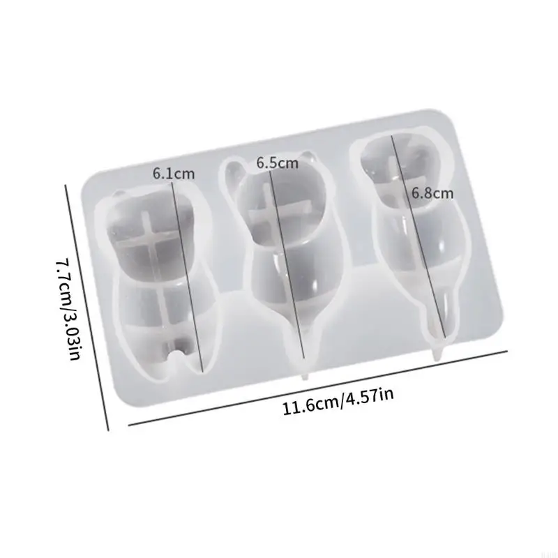 H3CF MOLDS MOLDS KEYCHAIN ​​MOLD MOL DIST DIY เครื่องประดับเครื่องมือทำเครื่องมือ