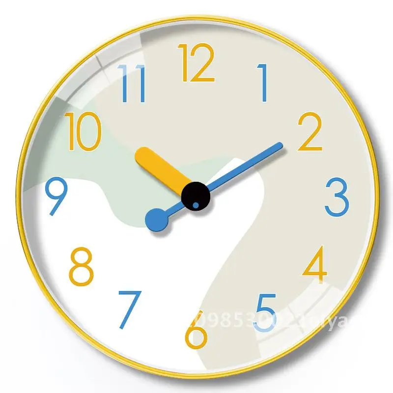 

12 inch 30cm minimalist living room clock, creative and fun bedroom acrylic clock, quartz clock, wall clock