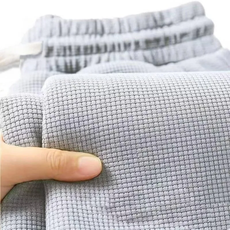 

2025 New Men's Shishang Huafu Ge Long Pants for Casual Sports, Slim Fit, Adjustable Drawstring, Elastic Waist, Casual Pants