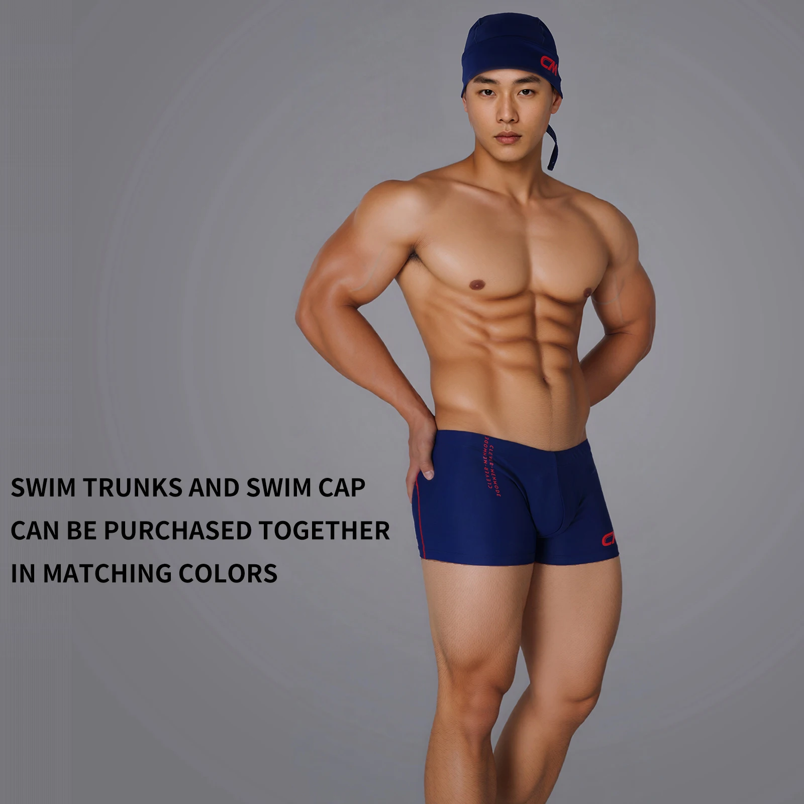 Badehose Schwimm-Boxershorts Herren Bademode Sexy Y2K Badeanzug Sunga Klassischer Badeanzug Strandkleidung – Detail 1