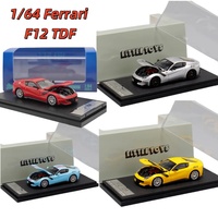 SH 1/64 Ferrari F12 TDF Supercar Little Toy Alloy Model Cars Toys for Boys Gifts for Boys Collectible Play Vehicles