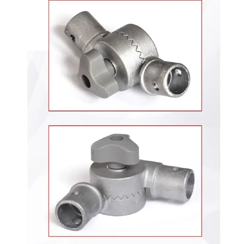 2PCS Chair backrest adjustment gear modification die-casting aluminum connector 22.5mm inner plug tube folding hinge