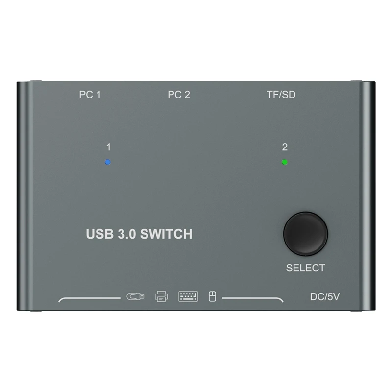 

Новый KC-KM234T USB3.0 2 в 4 Out USB Sharer 4-портовый принтер, переключатель клавиатуры и мыши