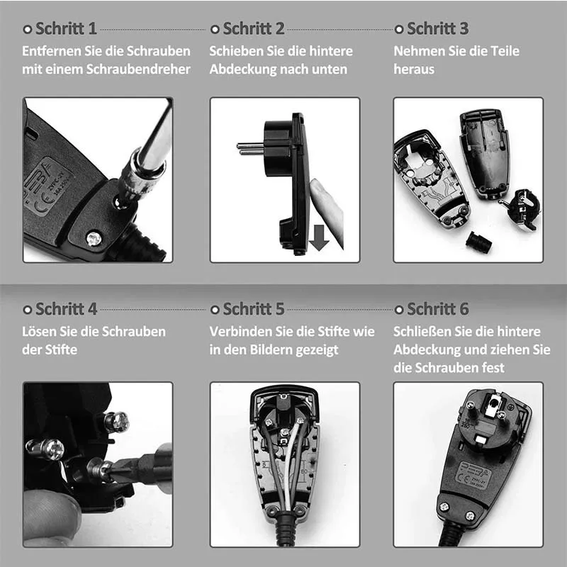 Schuko Angled Plug Flat, Schuko Flat Plug 250 V (16 A), Schuko Plug, Schuko Plug Flat, Eu Plug Spare Parts Accessories