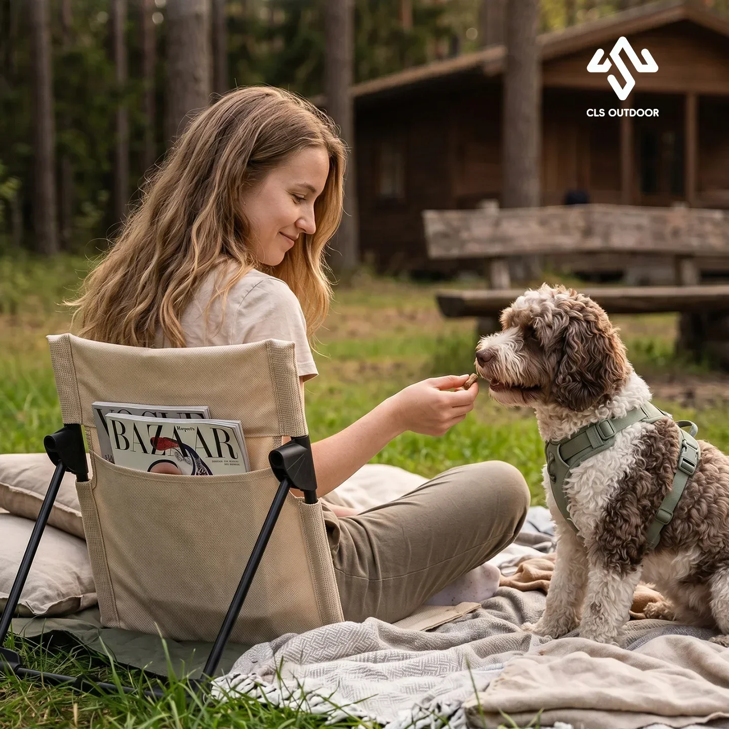 Upgraded Outdoor Folding Beach Chair Aluminum Alloy Adjustable Backrest Cushioned Recliner for Camping Lunch Break