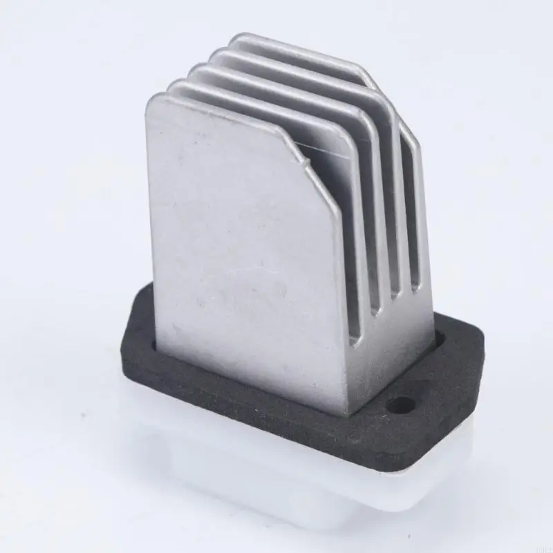 Blower Motor Resistor with 3 Visible Blade Terminals and White Housing, Part Number 277614BA0A, for Automotive HVAC Fan H9EE