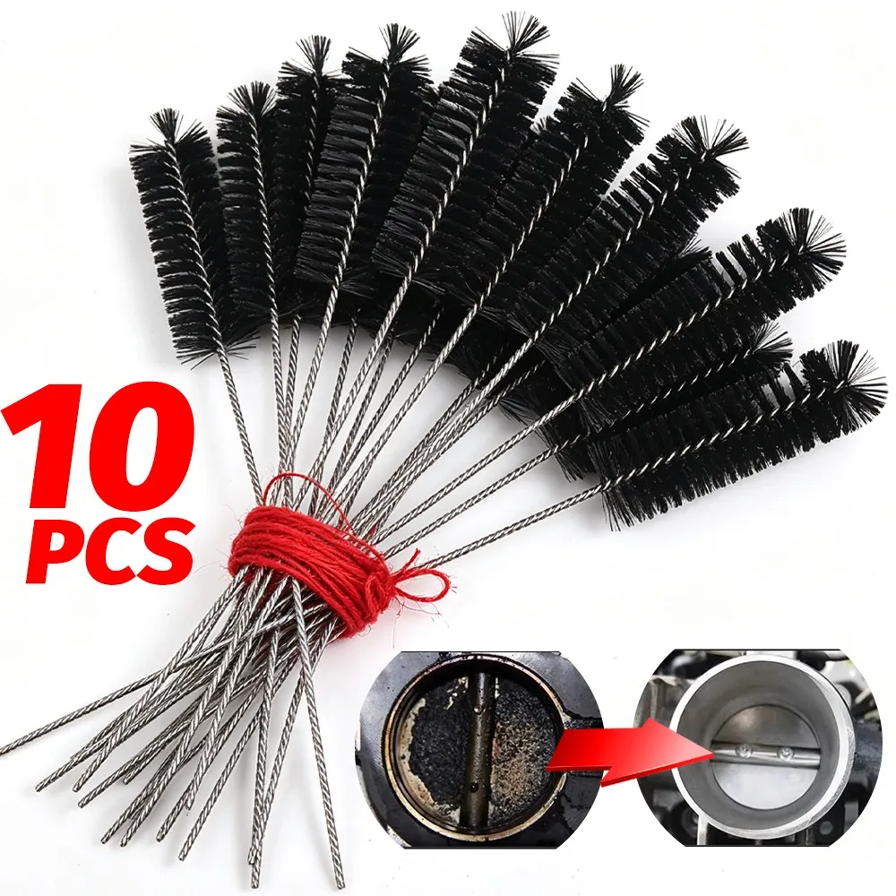 Car Piston Cylinder Carbon Cleaning Brush Heat Resistant Nylon Engine Valve Wire Brush for Electric Drill Highly Efficient Tools