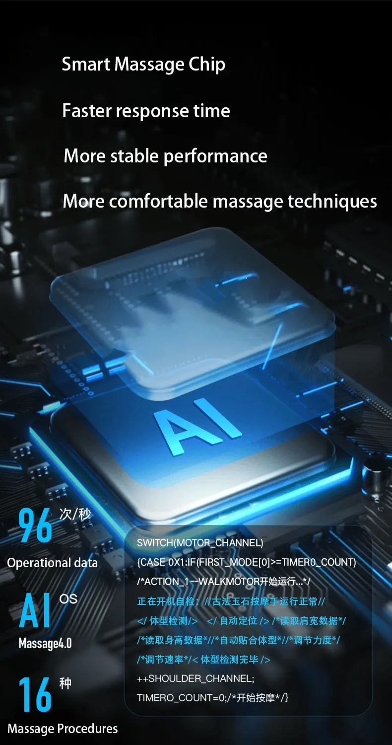 New 2022 Hot Selling Body Massage Chair  Massage Machine for Health Care