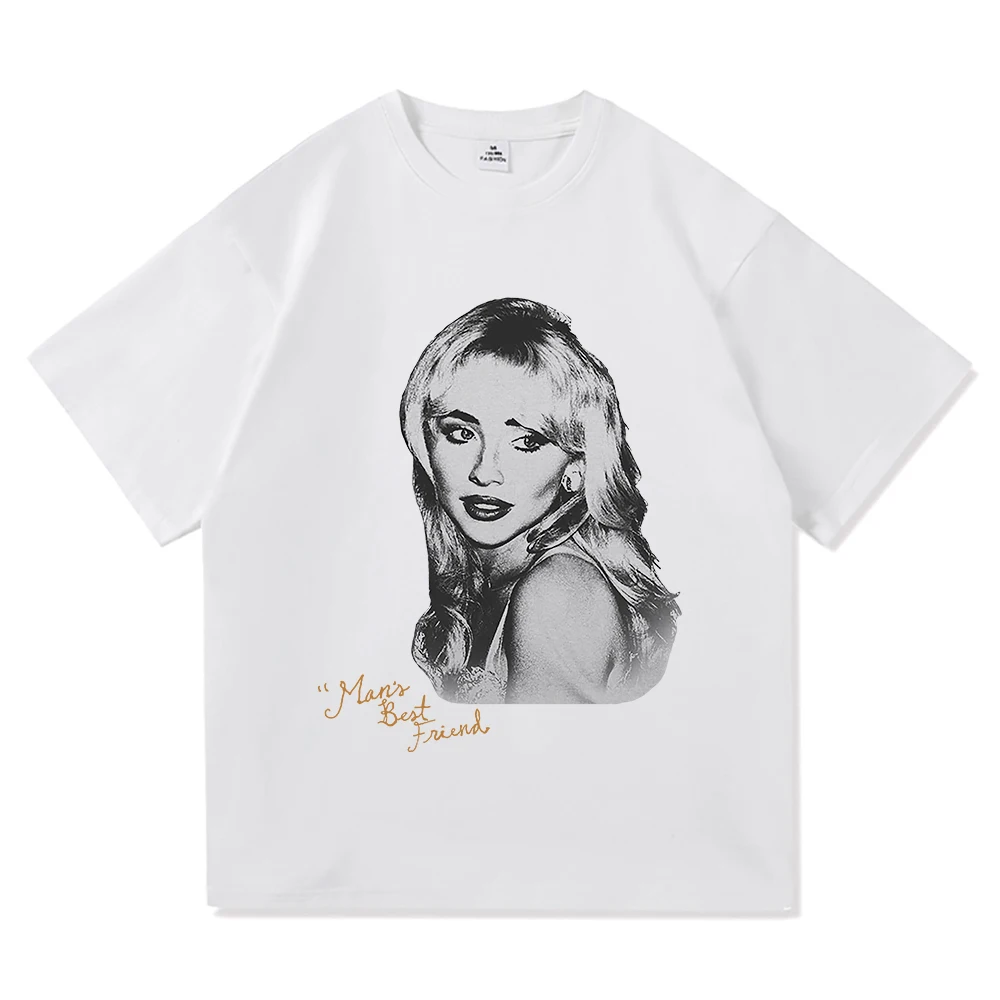 تي شيرت أفضل صديق للرجال 2025 سابرينا كاربنتر أوقات سريعة ملابس رجالية/نسائية Harajuku ملابس علوية عالية الجودة للهدايا تيشيرتات قطنية #1