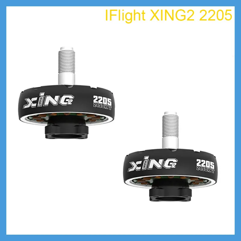 새로운 IFlight XING2 xing V2 2205 2300KV / 2450KV / 3200KV 브러시리스 모터 FPC 드론 부품용