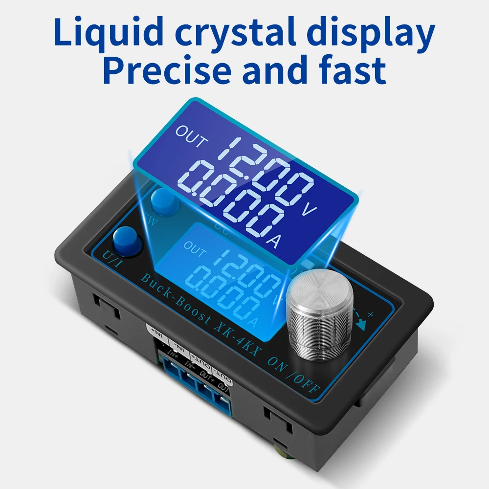 DC-DC باك دفعة محول قابل للتعديل إمدادات الطاقة 0.6-36 فولت 5A 80 واط التحكم الرقمي الجهد المنظم مع شاشة الكريستال السائل #2