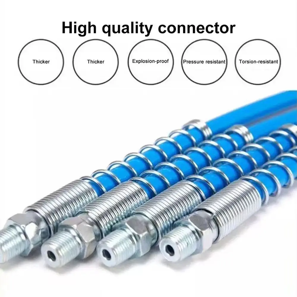 1Pcs 10000 PSI Quick Release Grease Coupler Leak Free NPT 1/8 Grease Nozzle Adapter Dual Handle Two Press Release
