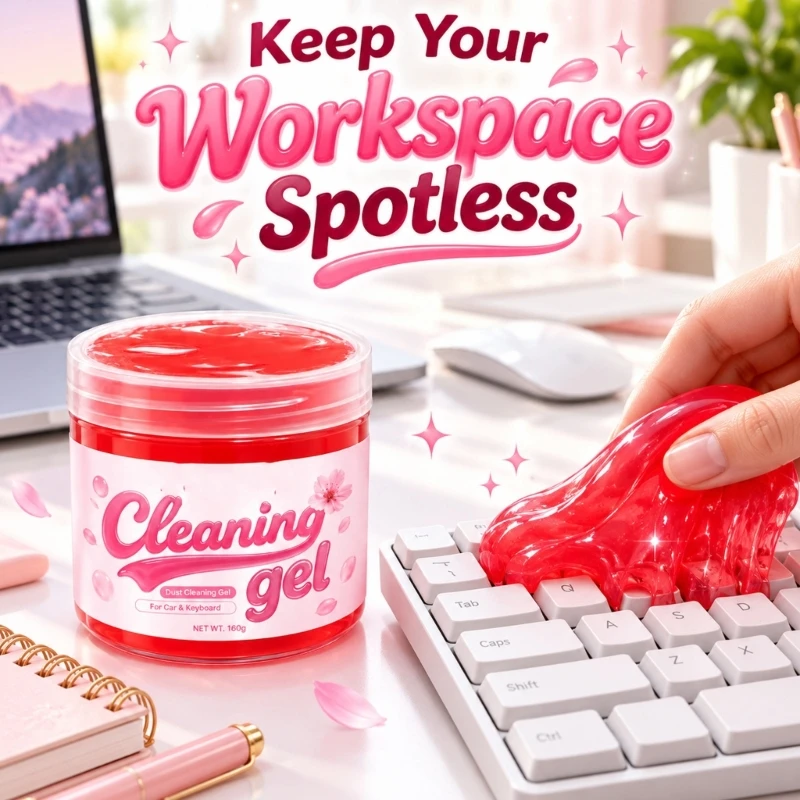 Moldable Cleaning Putty for Electronics, Reusable No-Water Care for Dust in Grooves, Monitor Bezels, and Computer F19E