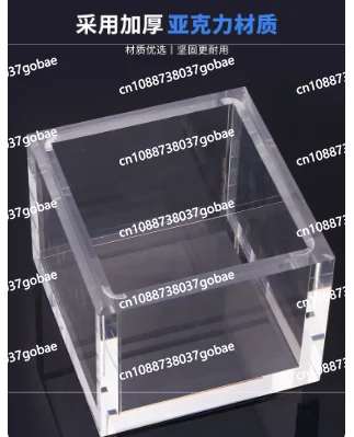Crystal Clear Acrylic Vacuum Defoaming Chamber for AB Glue, Epoxy Resin and Silica Gel, Plexiglass Degassing Tank for Crystal Ma
