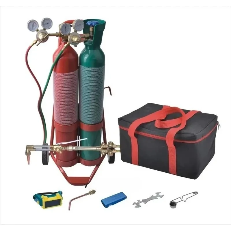2026for Uweld 10L Cylinder Cart Portable Acetylene Welding Cutting Kit 2023