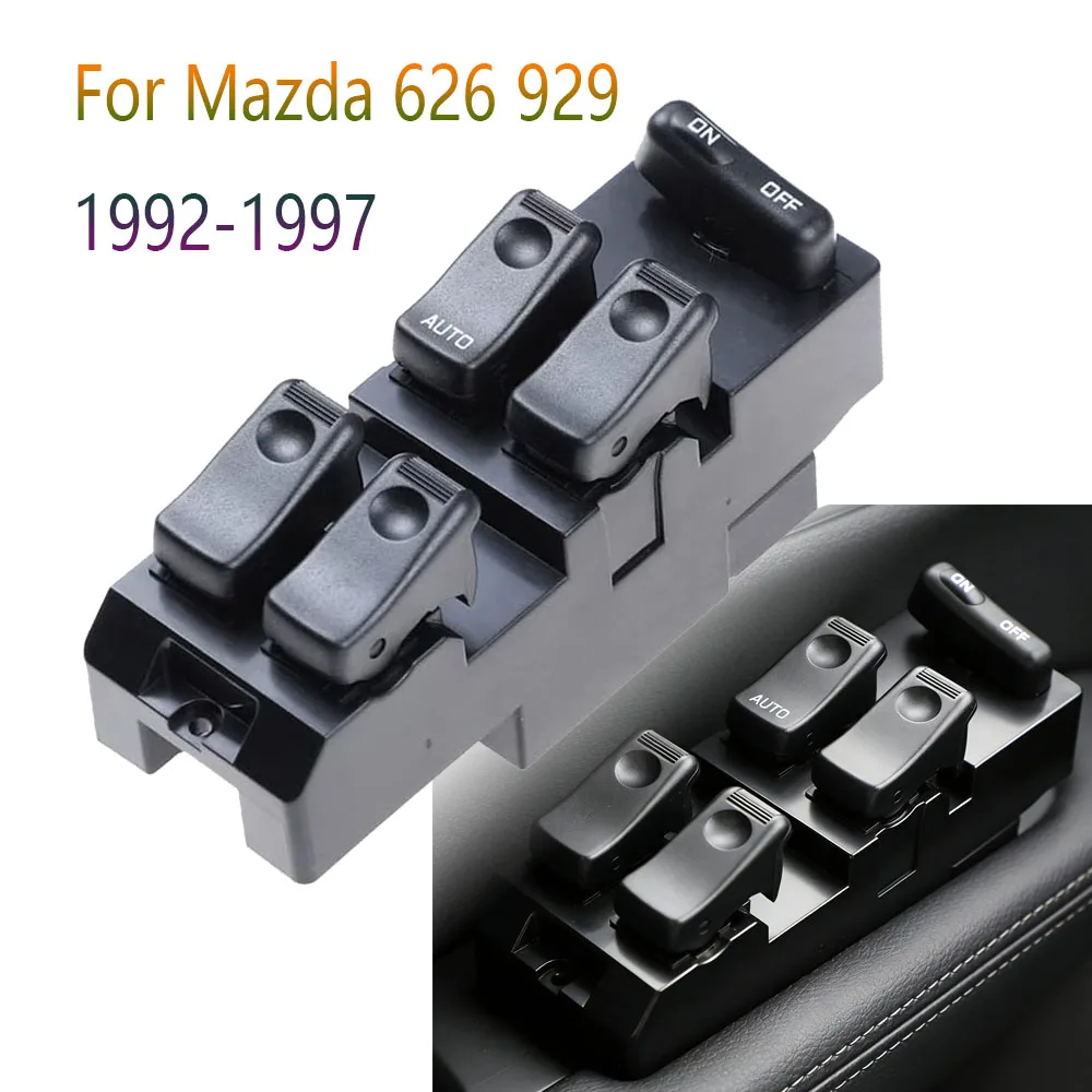 

Power Window Switch For Mazda 626 929 1992-1997 Front Left Side Electric Glass Lifter Replacement Control Button Car Accessories