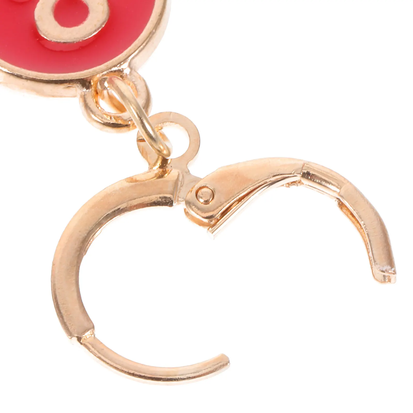 丸い金属製のステッチマーカー 合金製 かぎ針編み ニット用リング 丸いホルダーリング