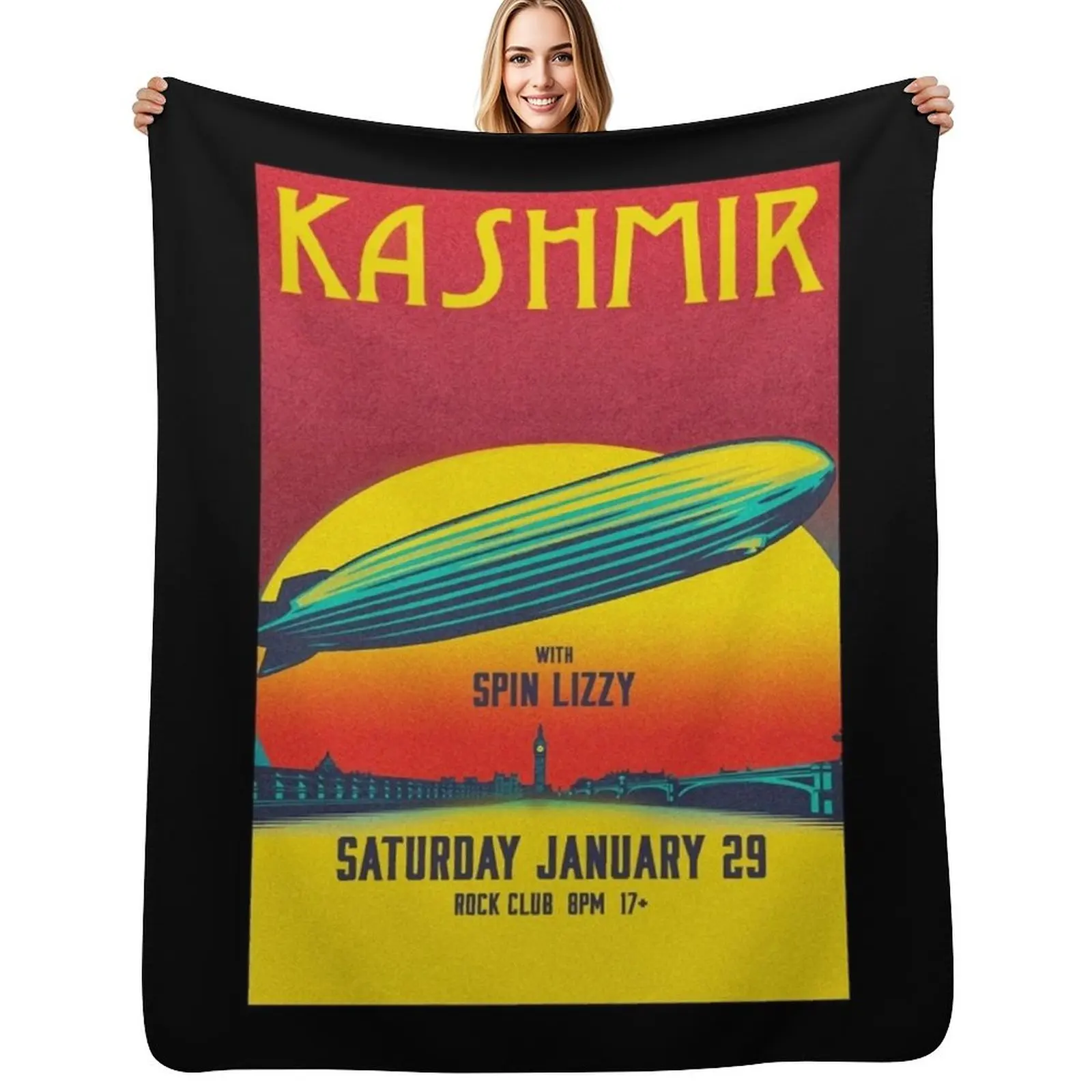 Led Kashmir Throw Blanket Furry Hair decorative Plaid Blankets For Baby For Baby Blankets