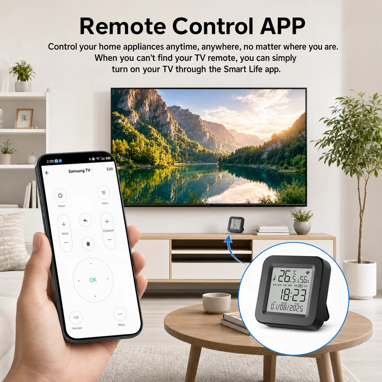 Tuya WiFi Smart IR Remote Controller Smart Home Infrared Universal Remote Blaster One for All Control AC TV DVD CD AUD SAT - view 4