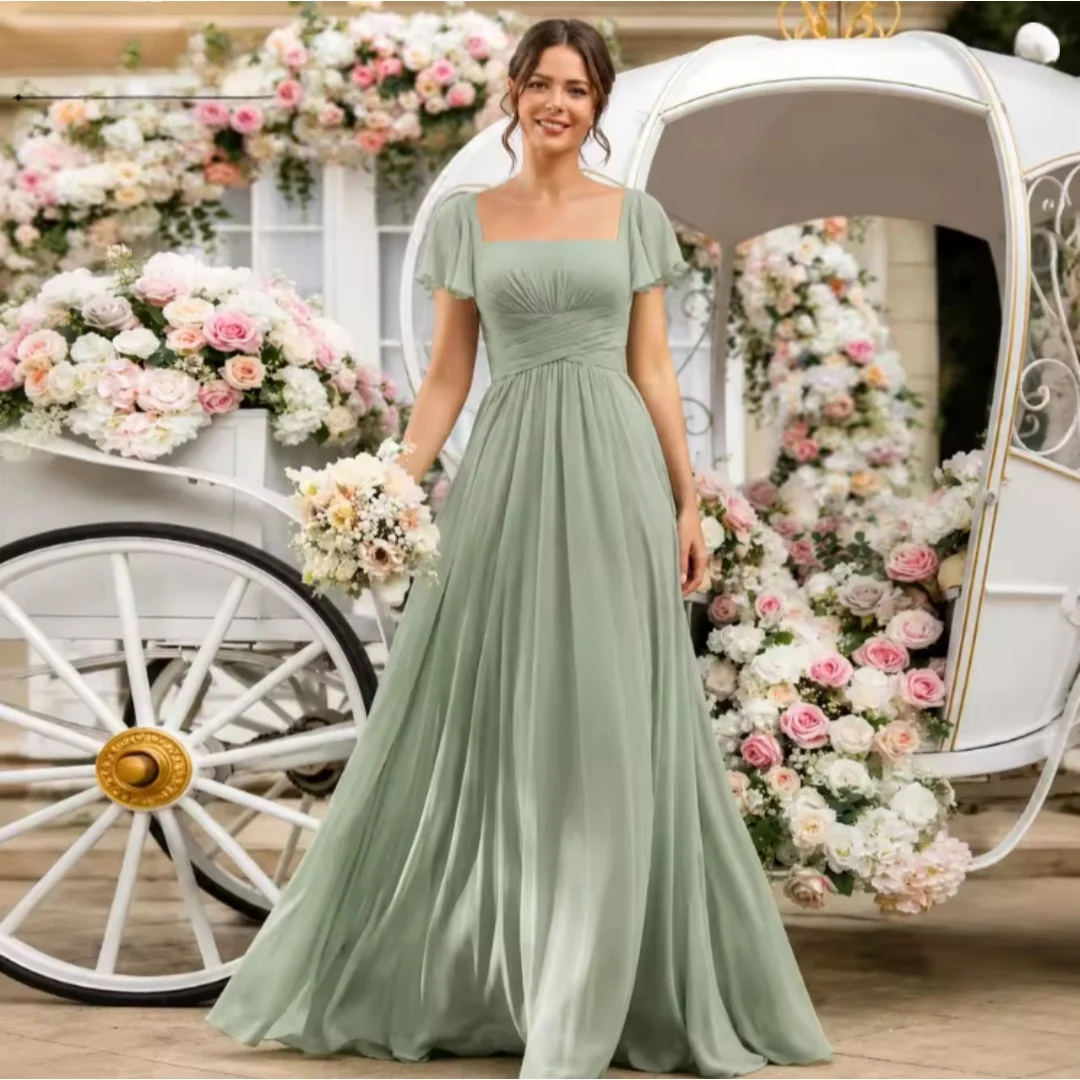 robe-de-demoiselle-d'honneur-en-mousseline-de-soie-vert-sauge-col-carre-manches-courtes-a-volants-froncee-coupe-trapeze-longueur-au-sol-longue-robe-de-soiree-pour-invite-de-mariage