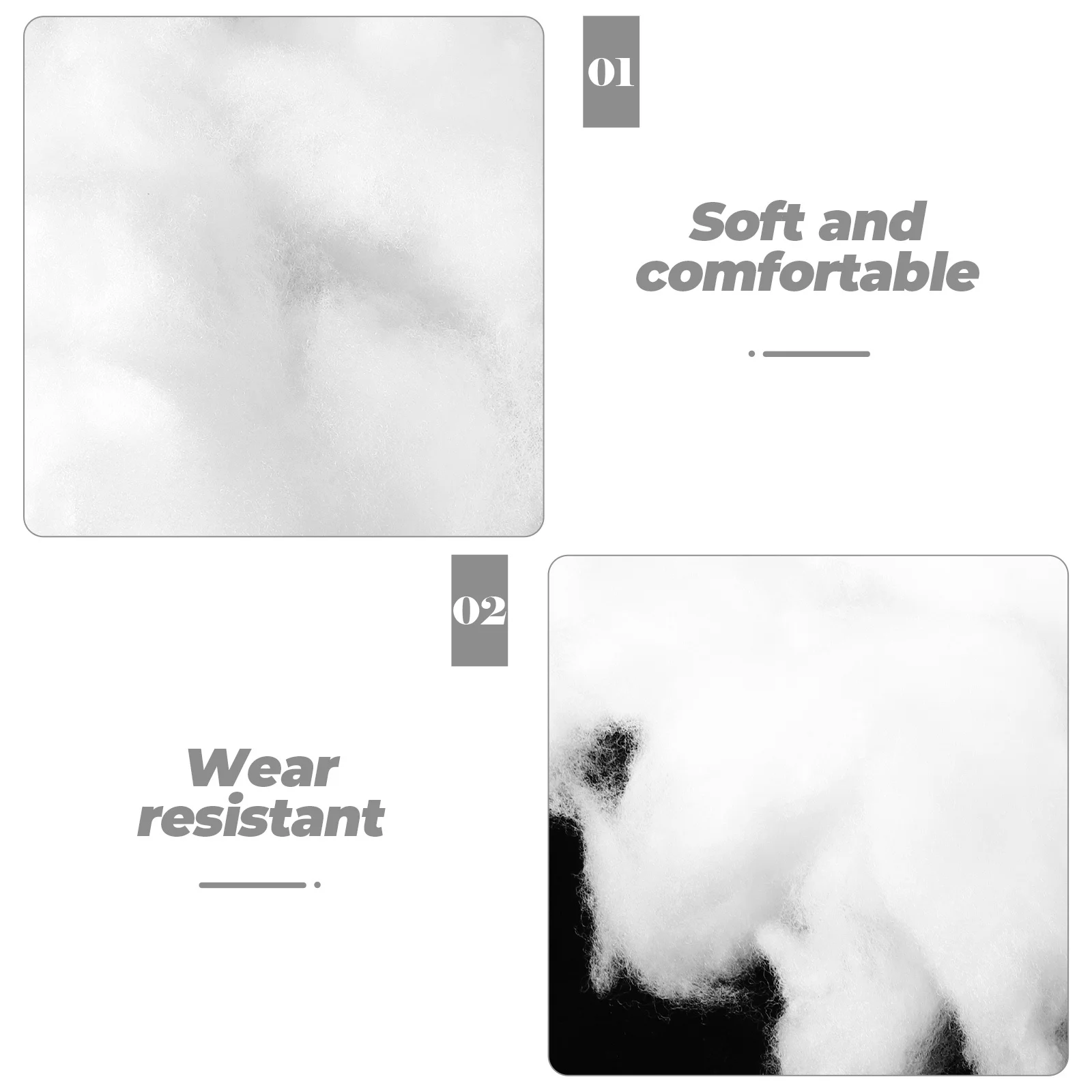 

2 Bags Artificial Snow Decor Cotton for Christmas DIY Winter Scene Simulation Xmas Floor Party Supplies Household Holiday