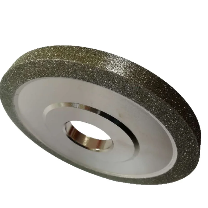 Double Bevel Grinding Wheel V Shaped Groove Diamond Grinding Wheel for Carbide Metal Tungsten Steel Milling Cutter Tool