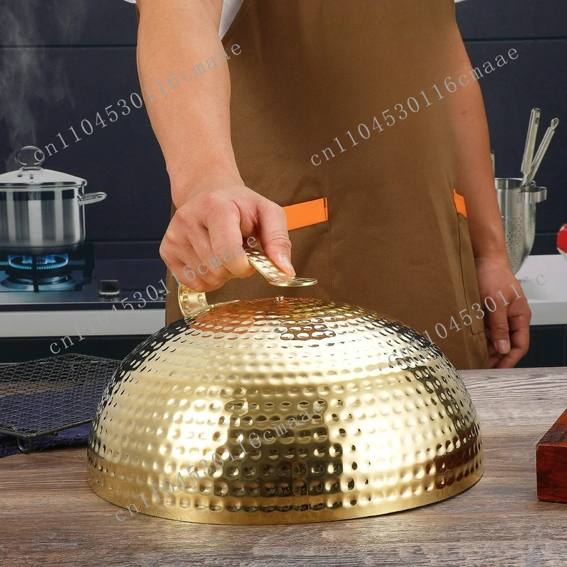Suitable for commercial pot Japanese-style teppanyaki with handles Copper Stainless steel