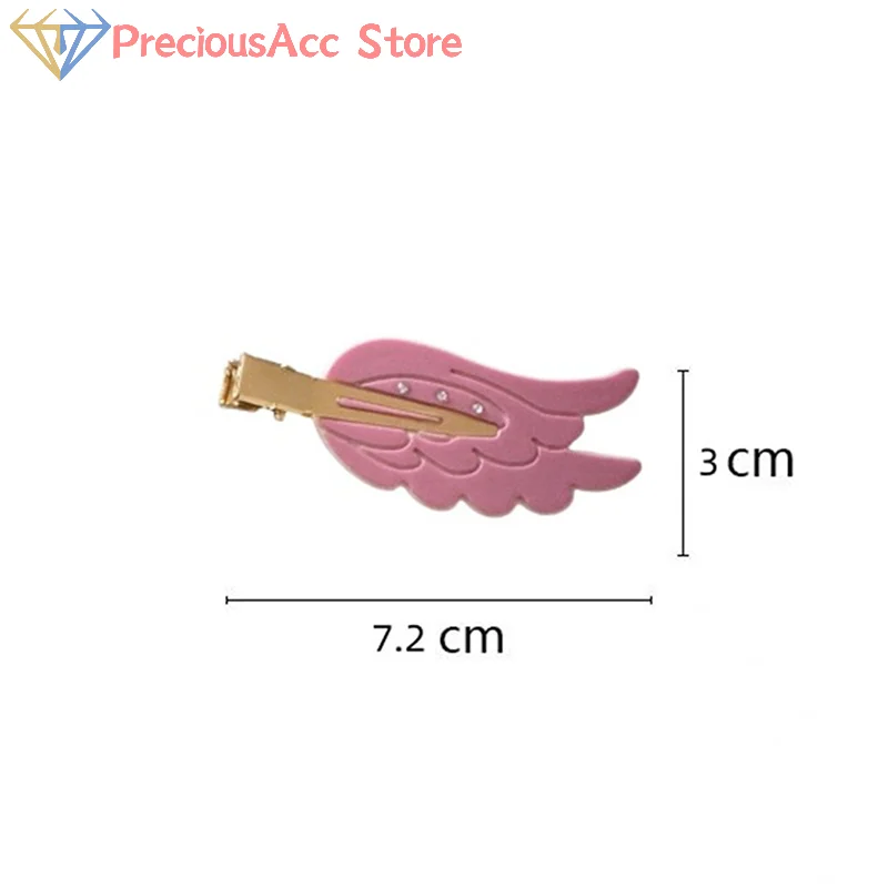 Traceless Hair Pins Cute Wings Hairpin Fun Hairpin Dopamine Cosmetic Clip Side Broken Hair Bangs Clip Hair Accessories
