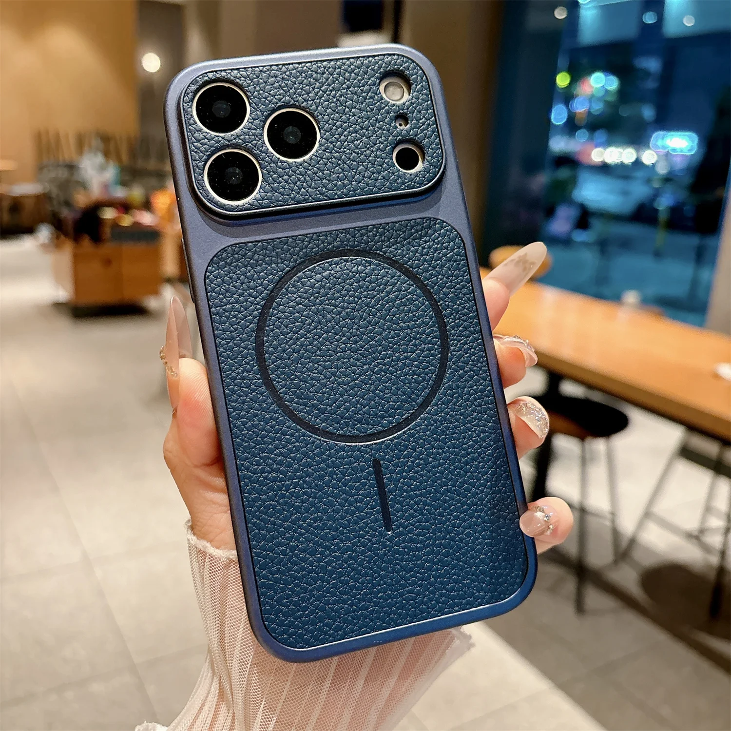 Für iPhone 17 Air Pro Max MagSafe Bumper Luxus-Schutzhülle mit kabelloser Ladefunktion und magnetischer Kante für iPhone 17 Pro Max Handyhülle