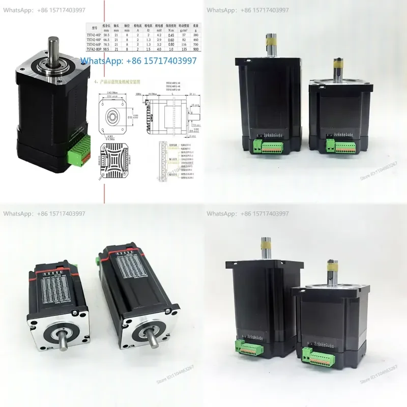 42 57 60 86 closed loop stepper servo integrated motor set 1.5 8.5 12nm integrated drive now available