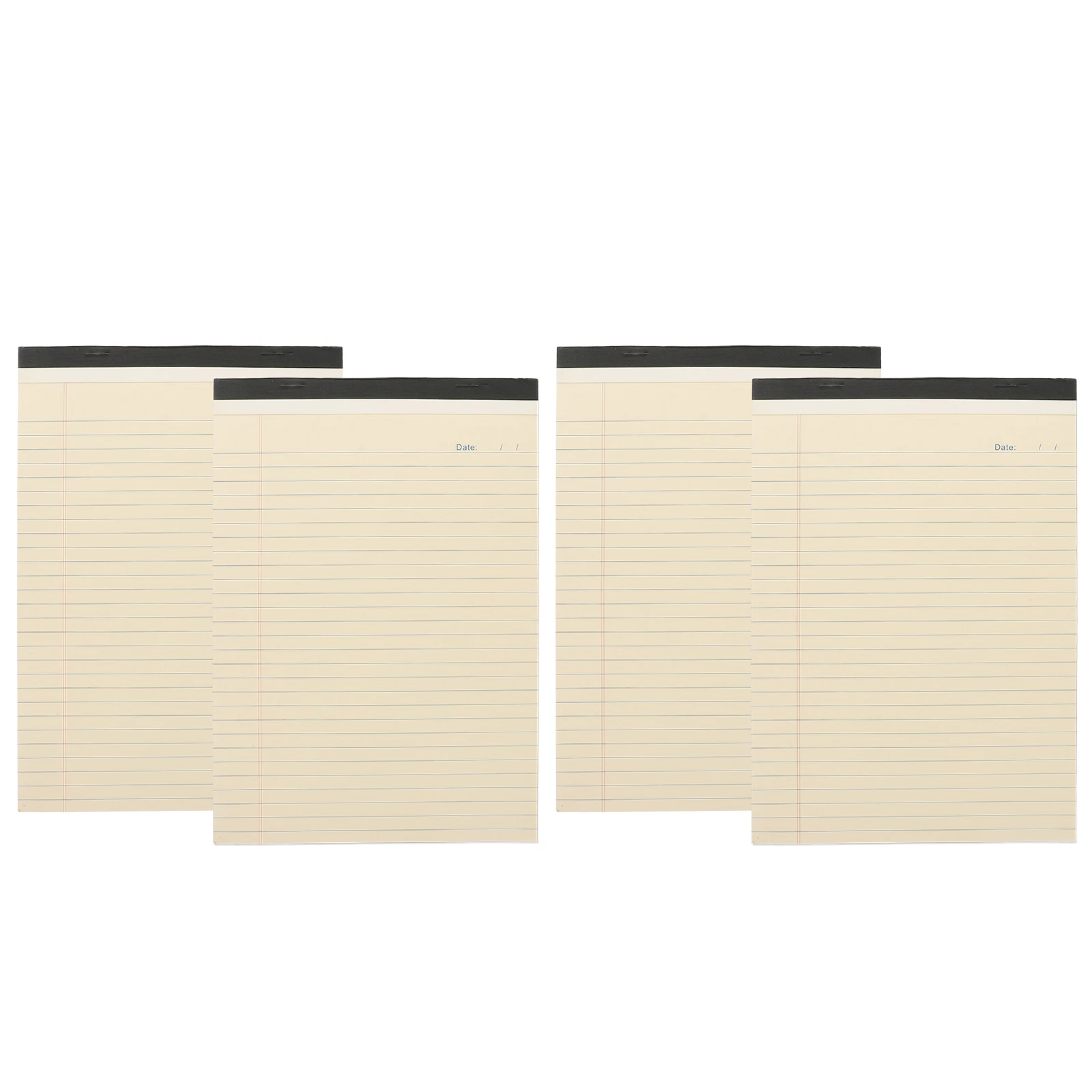 

4pcs Hand Torn Thread Notebook A4 Size Tearable Memo Pad Legal Notepads for Work School Notebooks Paper Thick Paper Easy to