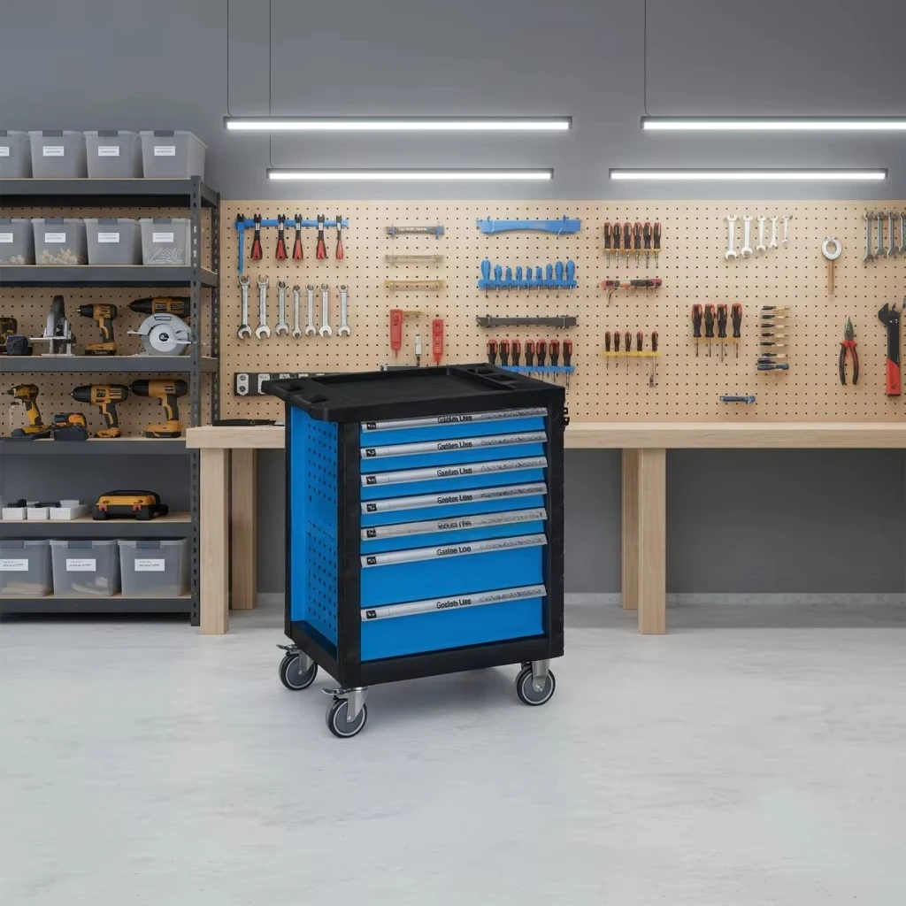 for·Tool Cabinet Set Customizable Hand Tools Goldenline Iron Storage Workshop Auto Detailing Chain Repair Shop OEM 7 Drawers#