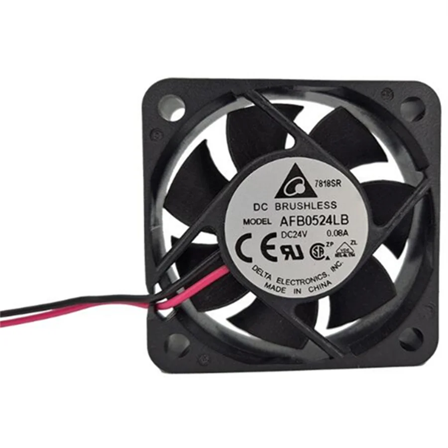 

Wholesale: Delta AFB0524LB 50*50*15mm 24V 0.08A two-wire industrial fan